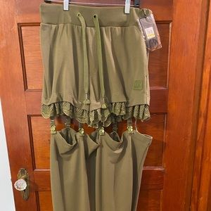 Fenty puma pants with detachable garter legs